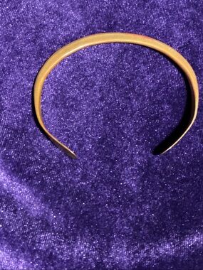 Simple Thin Gold Metal Bracelet